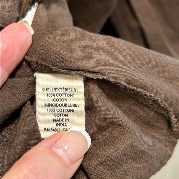 BOHO Brown Double Layered Skirt - Picture 7 of 12